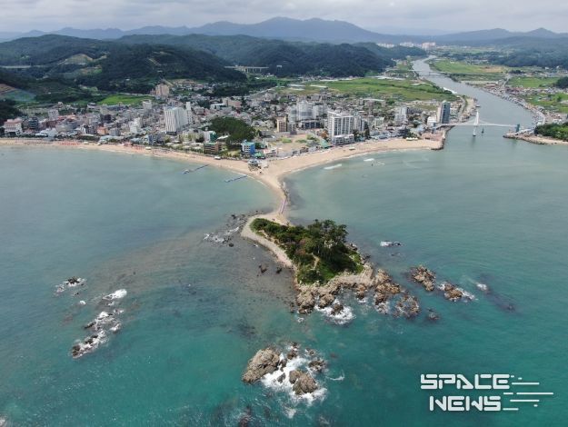 진하해수욕장 전경