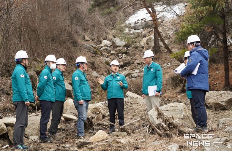 제천 산사태 피해지 합동 현장점검