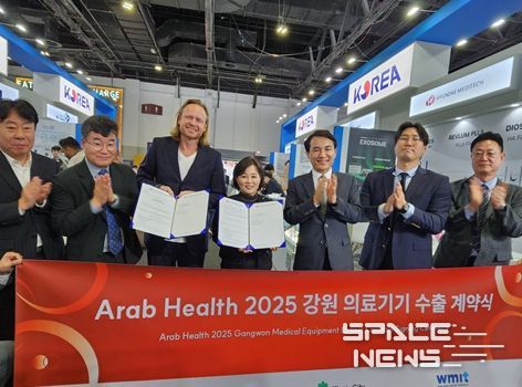 김진태 강원도지사, 최초 중동지역과의 협력 강화를 위한 첫 단계로 두바이에서 강원의료기기 전격 세일즈 행보