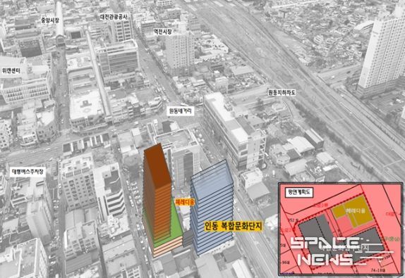 인동 복합문화단지 조감도