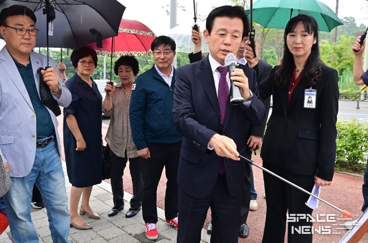 조규일 진주시장, 2일 사업 현장 점검