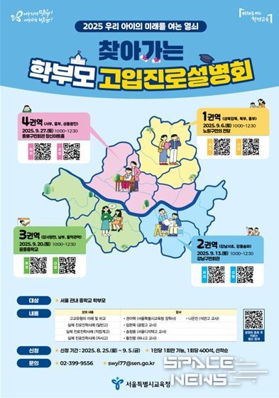 2025 찾아가는 학부모 고입진로설명회 포스터