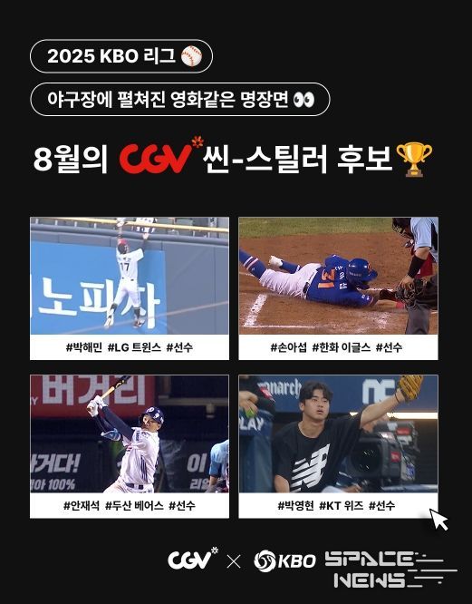 ‘8월 CGV 씬-스틸러상’ 후보