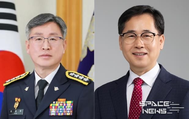 경상국립대학교 김종욱 초빙교수와 한경호 초빙교수(왼쪽부터)