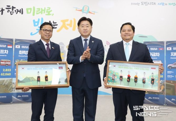 글로벌 안전 나눔 소방차량 출정식