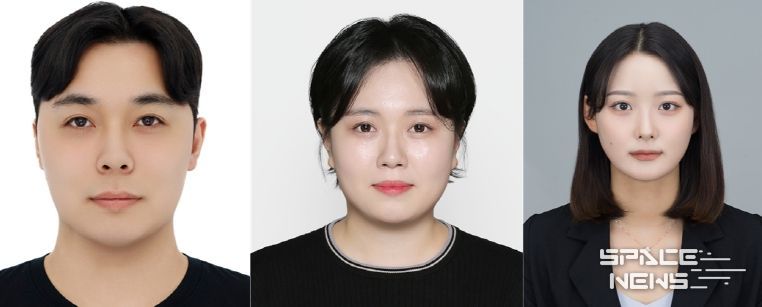 경상국립대학교 생명자원과학과 박사후연구원 조두용 씨, 석사과정 정원진, 유세영 씨(왼쪽부터)