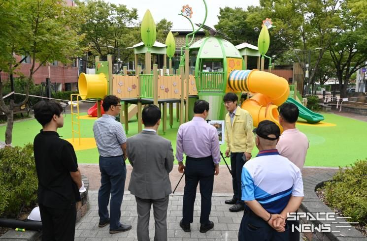 대구 남구 중앙어린이공원, 어린이놀이시설 교체로 안전도 즐거움도 UP!