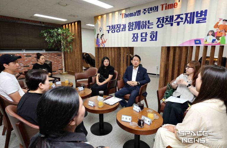 김찬진 동구청장, 주민들과 ‘Thema별 주민의 Time’ 첫 좌담회 개최