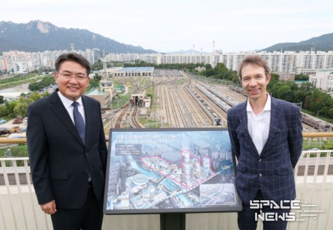 오승록 노원구청장과 요하네스 회장