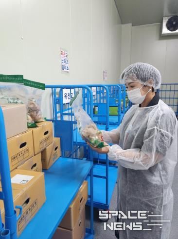 옥천교육지원청, 간부공무원 학교급식 현장방문 사진