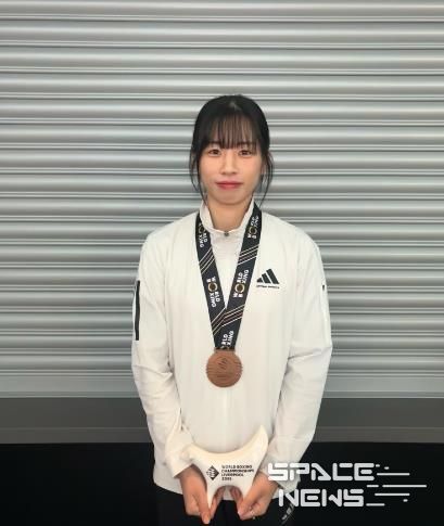 2025 월드 복싱 세계선수권대회에서 동메달을 획득한 임애지 선수