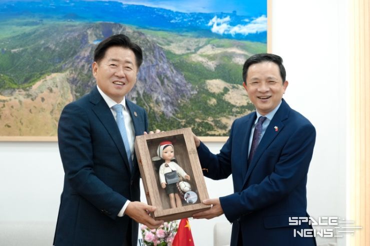 오영훈 지사와 다이빙 주한중국대사