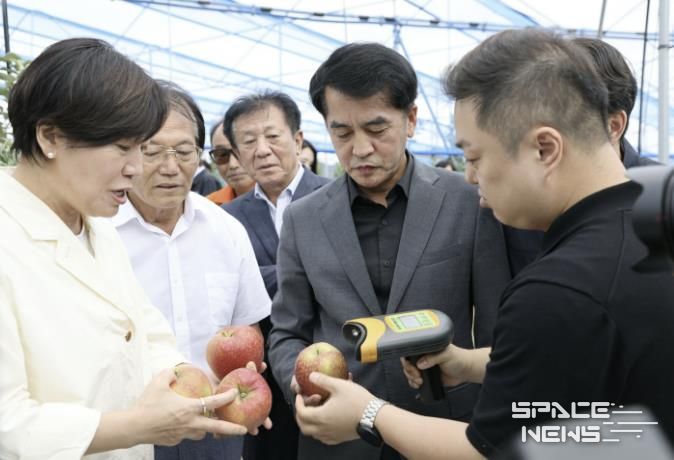 보은군, 송미령 농림축산식품부 장관 추석 성수품 출하 현장 점검 방문