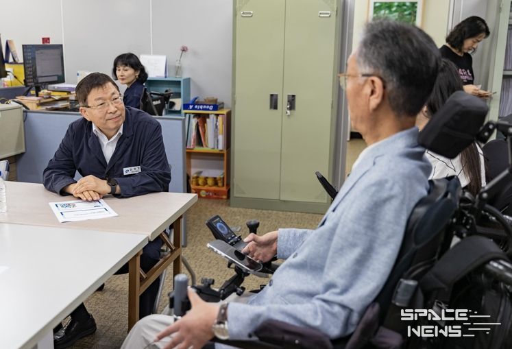 김경호 광진구청장, 추석 맞아 장애인 시설 방문… 소통의 시간 가져