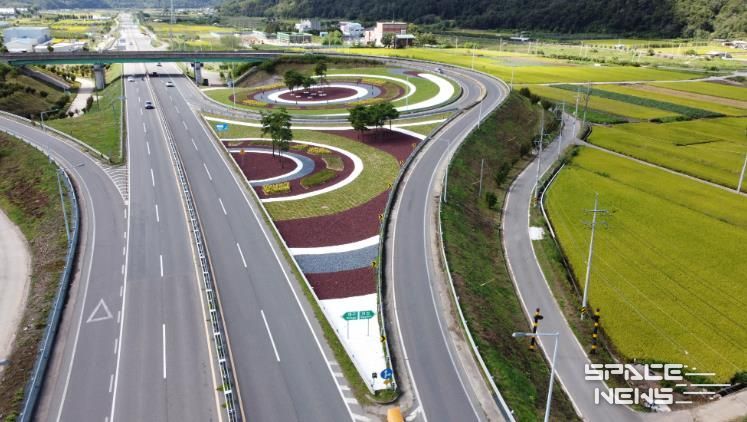 의성군, 신공항 랜드마크 도시숲 조성 완료