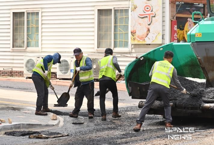 청송군, 2025년 추계 도로정비 시행