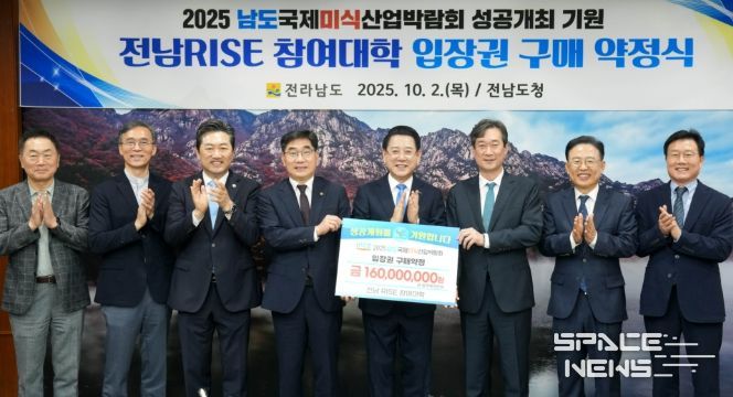 전남RISE 참여대학 남도국제미식산업박람회 입장권 구매약정식