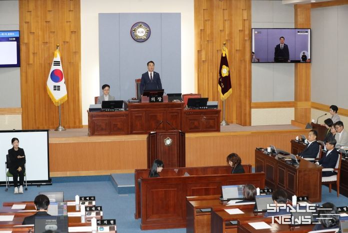 남구의회 제273회 임시회 개회...2025 행감 계획 수립