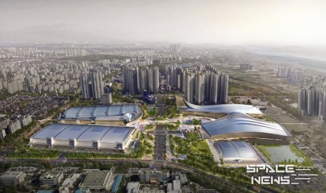 킨텍스 제1, 2, 3전시장 조감도