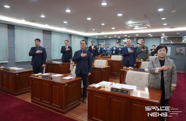 담양군의회, 제340회 임시회 개회