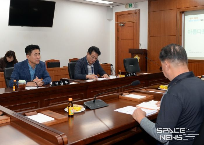 오산시의회 성길용 부의장, 아름다로 상인회와 간담회 개최