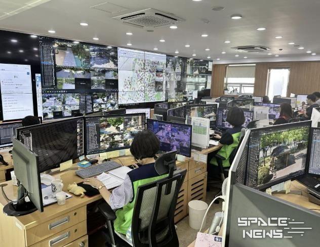 고양특례시 스마트안전센터 내부 전경