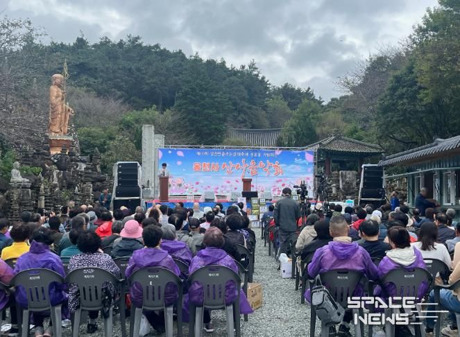 지난 18일 옴천사에서 열린 산사음악회 모습.