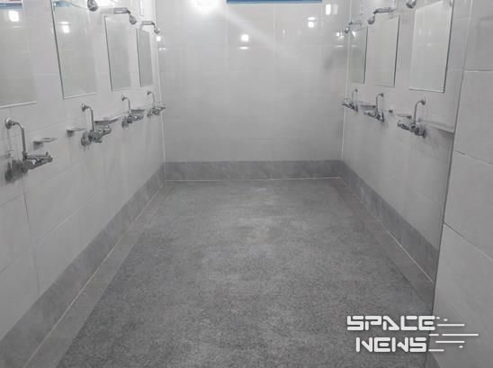 남동국민체육센터, 샤워실 바닥 시설 개선