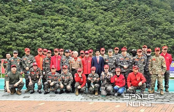 해병대 전우회 달서구지회, 월광수변공원 도원지 정화활동 실시