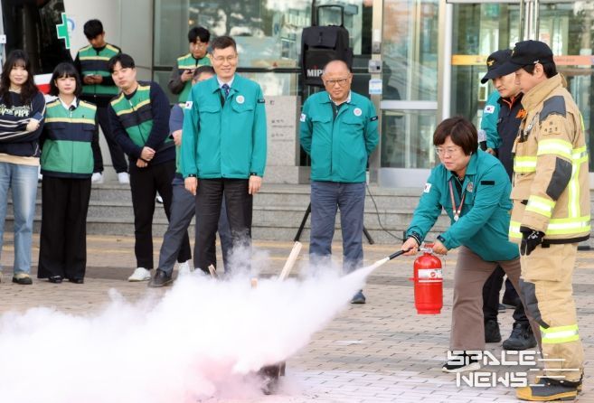 옹진군, 전 직원을 대상으로 청사 소방훈련