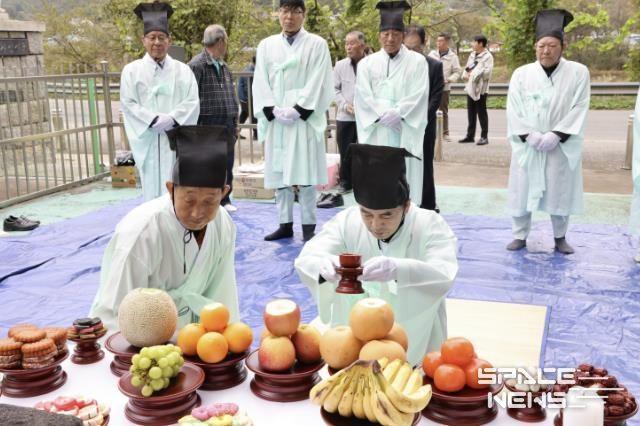 보은군 내북애향동지회, 이승칠 지사 추모제 열려