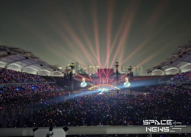 고양종합운동장에서 열린 콜드플레이 내한공연(사진 제공=라이브네이션코리아)