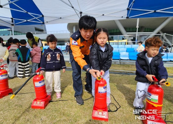 전북특별자치도소방본부, 도내 미취학 아동 전기·소방 안전체험 행사 개최