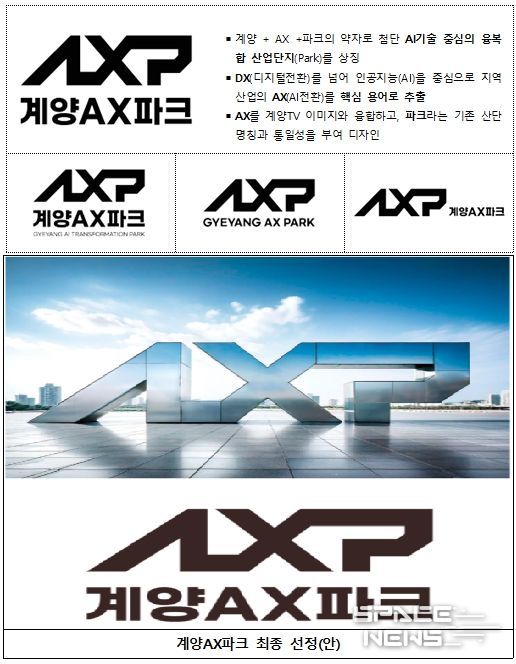 인천의 AI융복합산업 중심 첨단산단 조성을 위한 상징 브랜드 선정