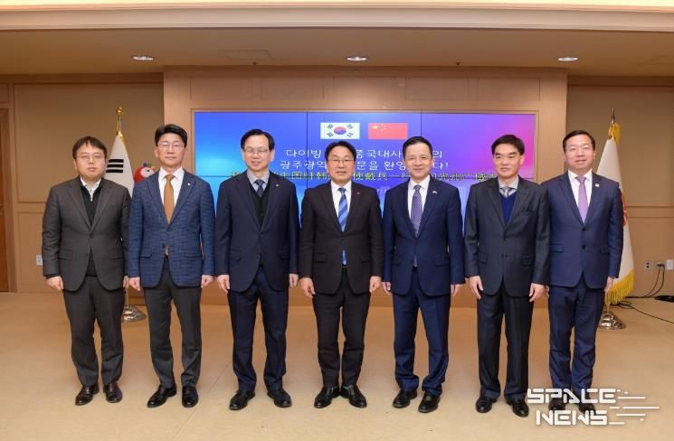 강기정 광주광역시장, 다이빙 주한중국대사 접견