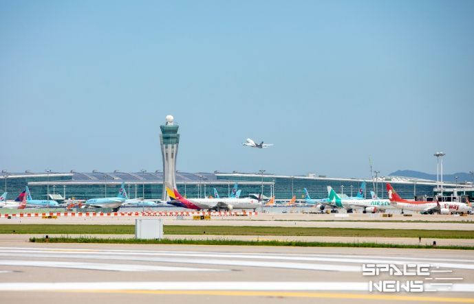 인천공항 외부 전경