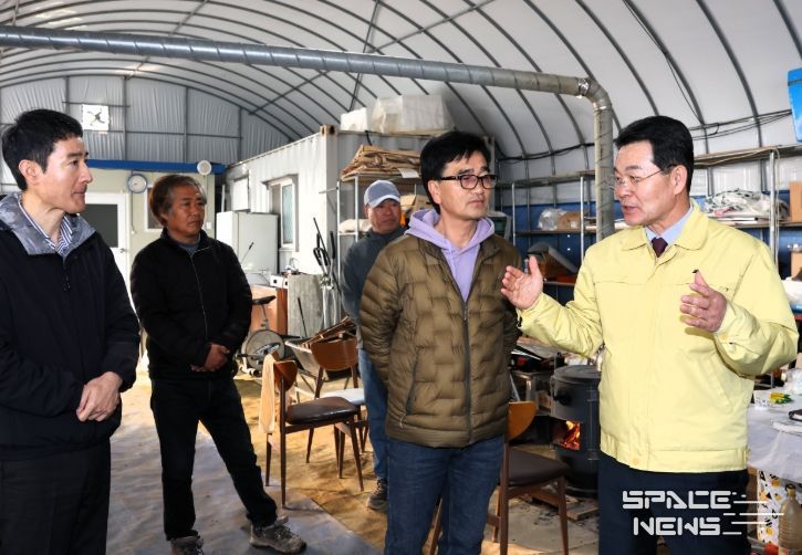 스마트팜 농업인 하우스 현장 방문 애로사항 청취