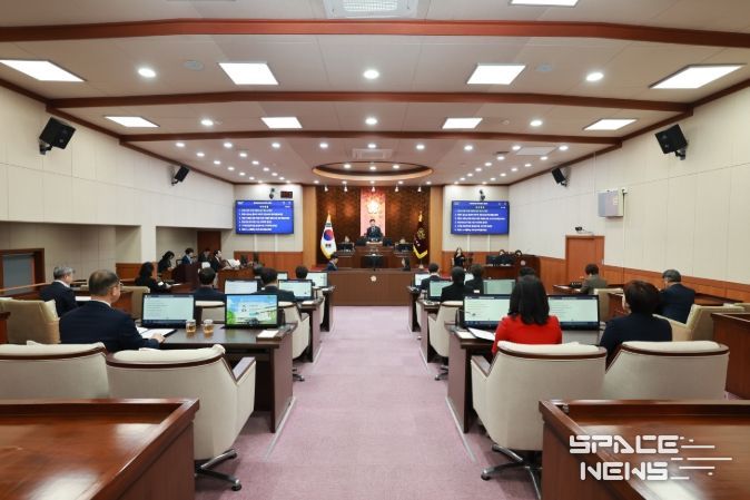 제천시의회 본회의 전경