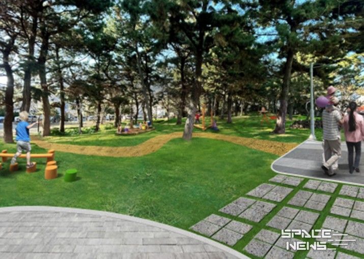 삼화제1근린공원 놀이시설 조감도